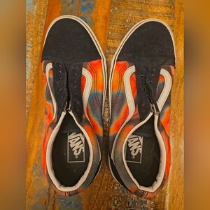 Vans Dark Aurora Old Skool Shoes Size 8.5